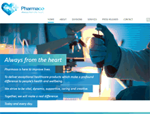 Tablet Screenshot of pharmaco.co.nz